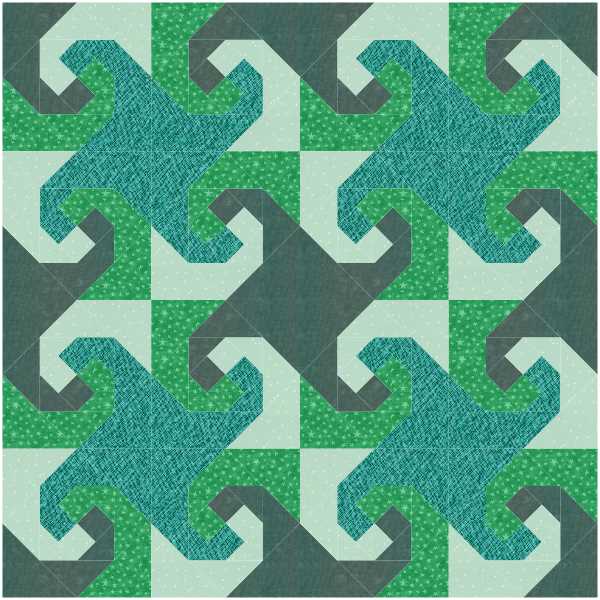 Monkey Wrench quilt 4